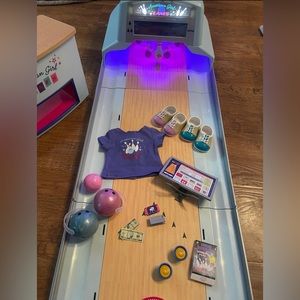 American Girl Doll retired bowling alley & concession stand FIRM PRICE!